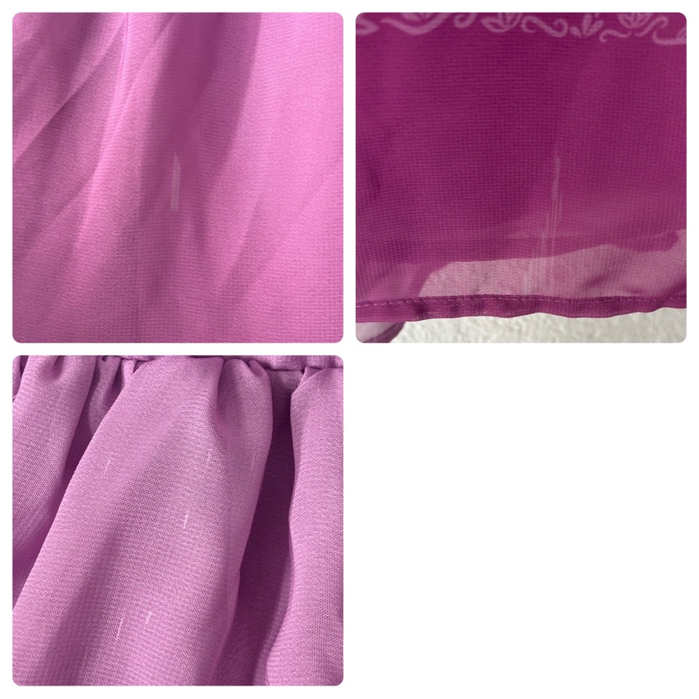 Disney Lavender Off-Shoulder Lace-Up Skater Dress - Picture 15 of 15